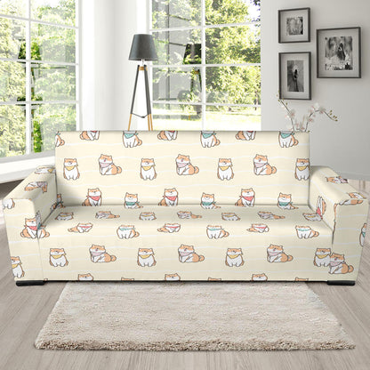 Shiba Inu Print Design LKS306 Sofa Slipcover