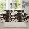 Peony Pattern Print Design A02 Sofa Slipcover