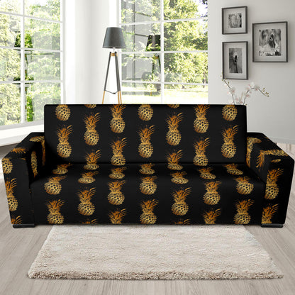 Pineapple Pattern Print Design A02 Sofa Slipcover