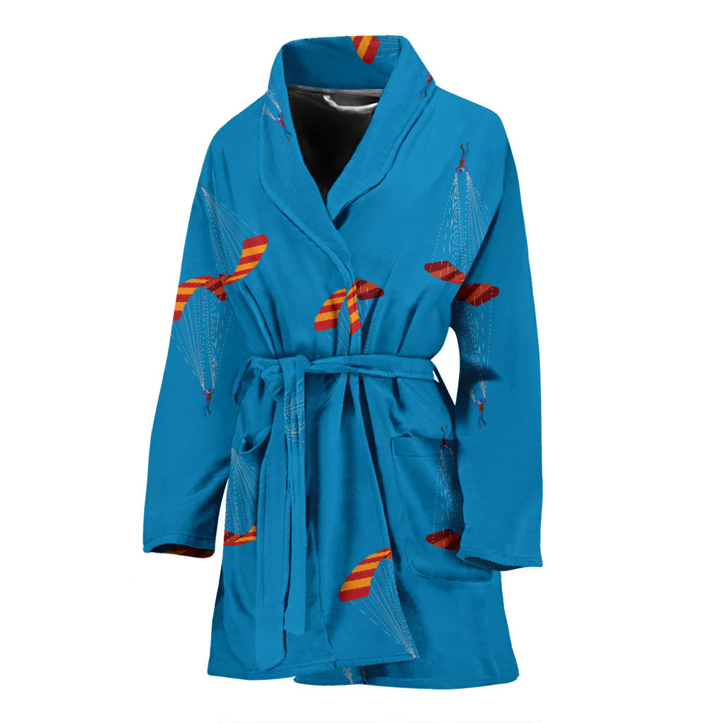 Paratrooper Pattern Print Design A01 Women Bathrobe