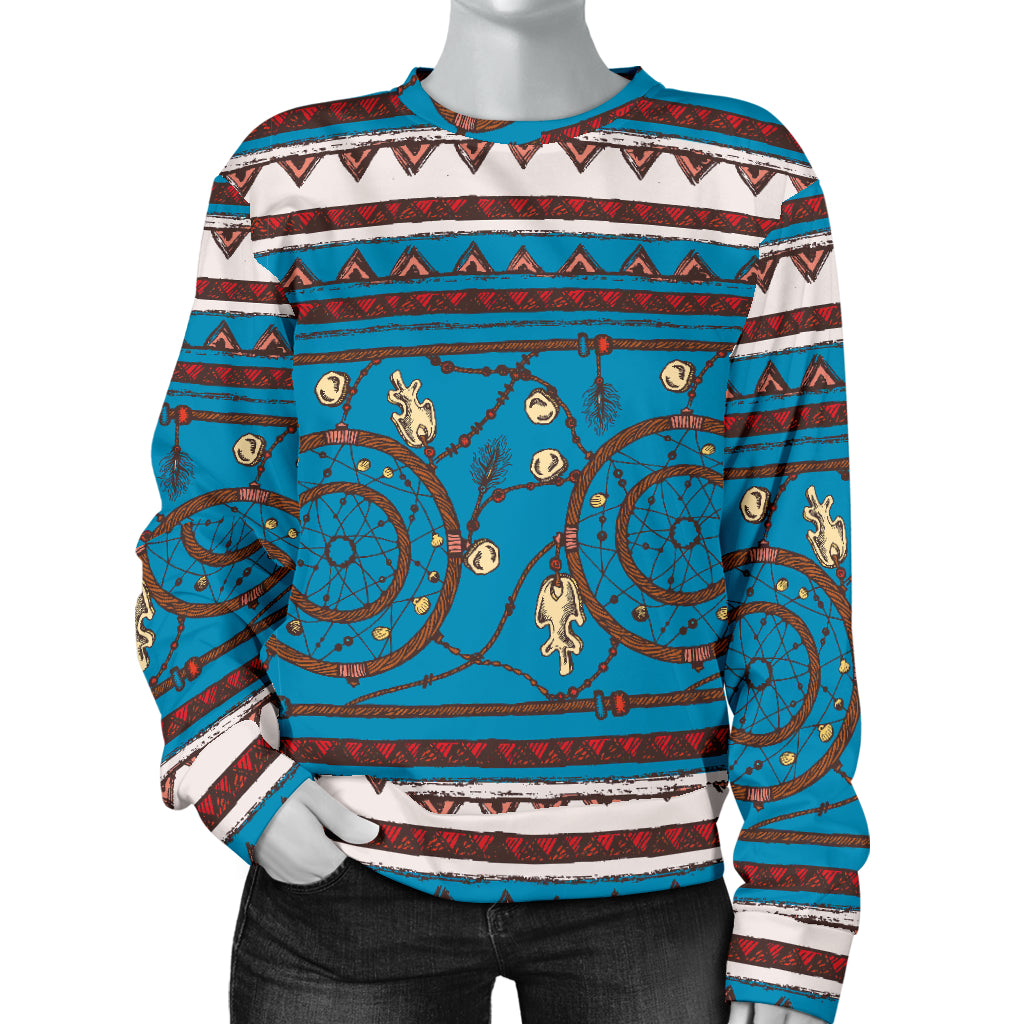 Dream catcher aztec Women Long Sleeve Sweatshirt