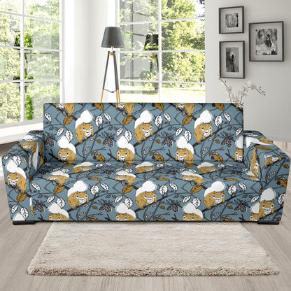 Squirrel Print Design LKS305 Sofa Slipcover