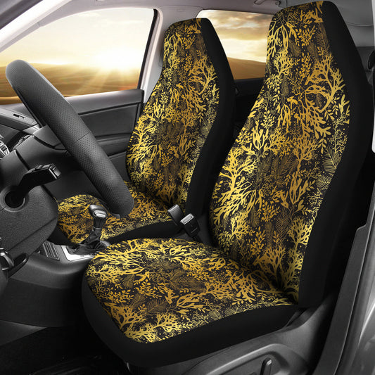 Seaweed Print Design LKS303 Car Seat Covers