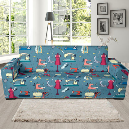 Sewing Equipment Print Design LKS301 Sofa Slipcover