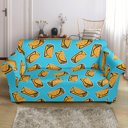 Burrito Print Design LKS301 Loveseat Couch Slipcover
