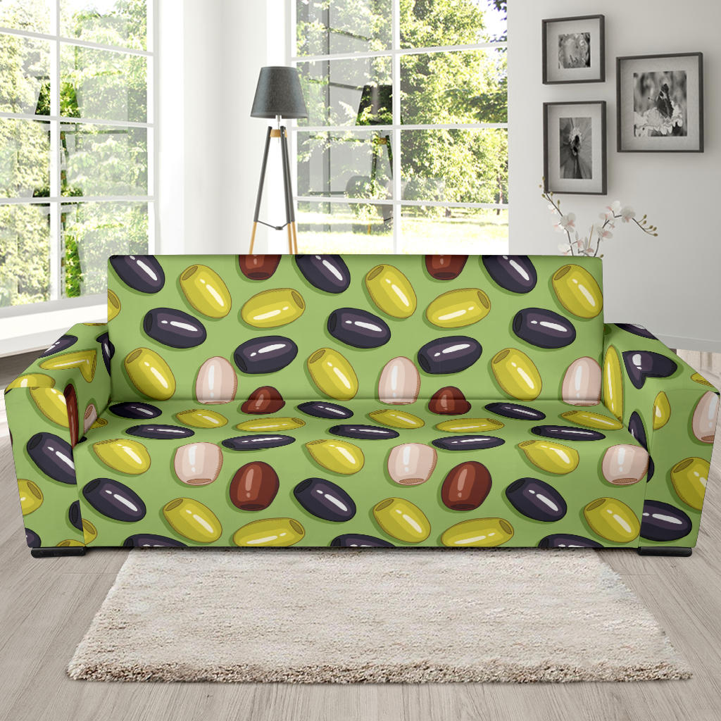 Olive Print Design LKS301 Sofa Slipcover