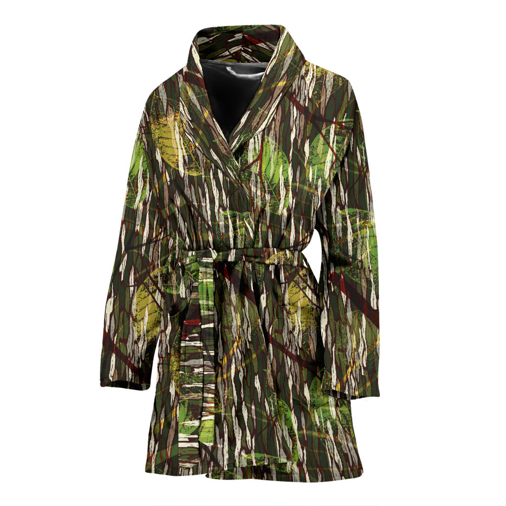 Camouflage Realtree Pattern Print Design 02 Women Bathrobe