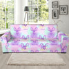 Capricorn Zodiac Pattern Print Design 02 Sofa Slipcover