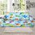 Airplane Colorful Pattern Print Design 01 Sofa Slipcover