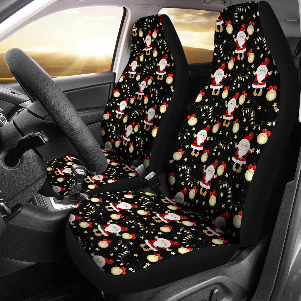 Santa Christmas Themed Print Design LKS307 Car Seat Covers