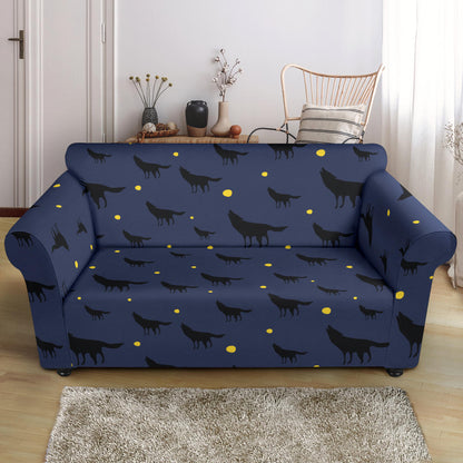 Wolf Print Design LKS301 Loveseat Couch Slipcover