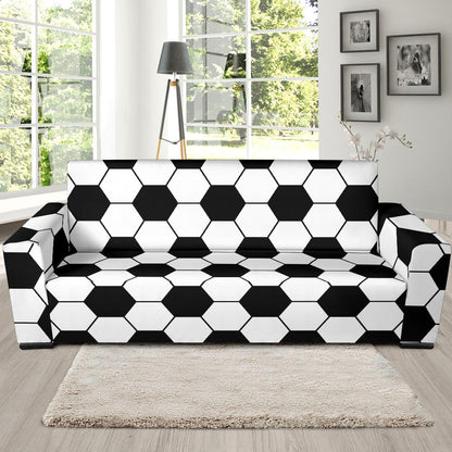Soccer Ball Texture Print Design LKS303 Sofa Slipcover
