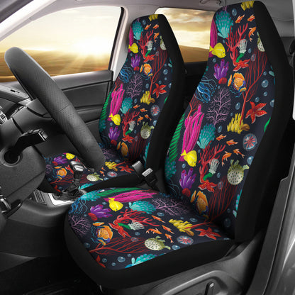 Underwater Cute Print Design LKS303 Car Seat Covers
