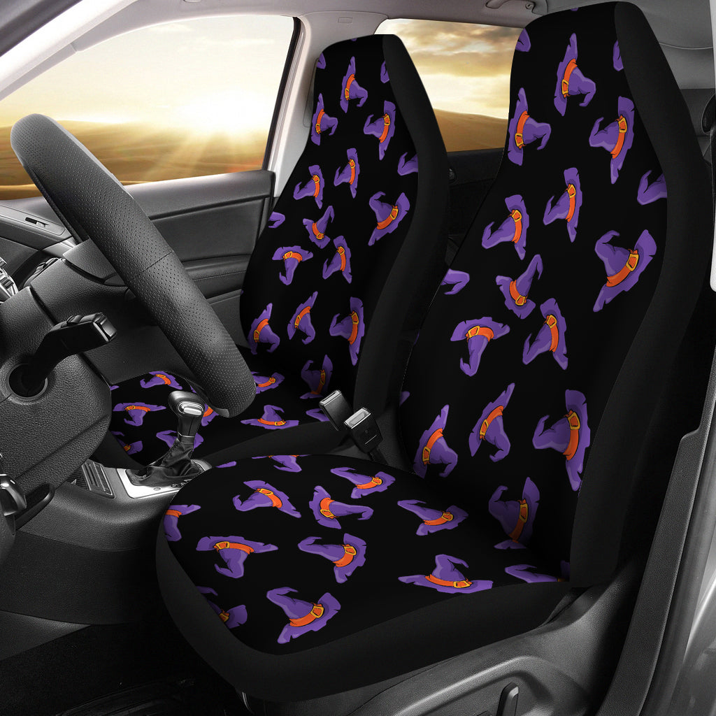 Witch Hat Print Design LKS304 Car Seat Covers