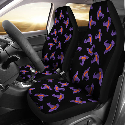 Witch Hat Print Design LKS304 Car Seat Covers