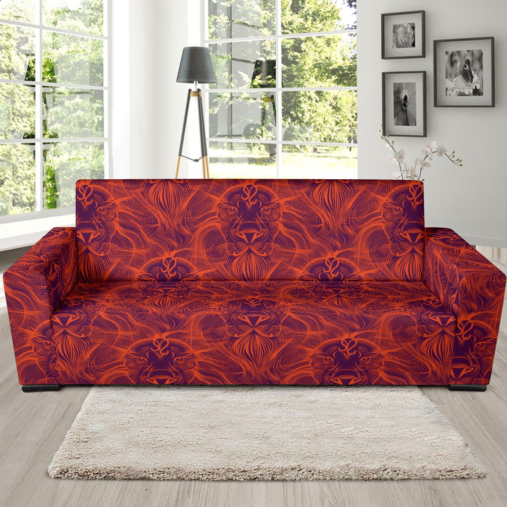 Leo Pattern Print Design 01 Sofa Slipcover