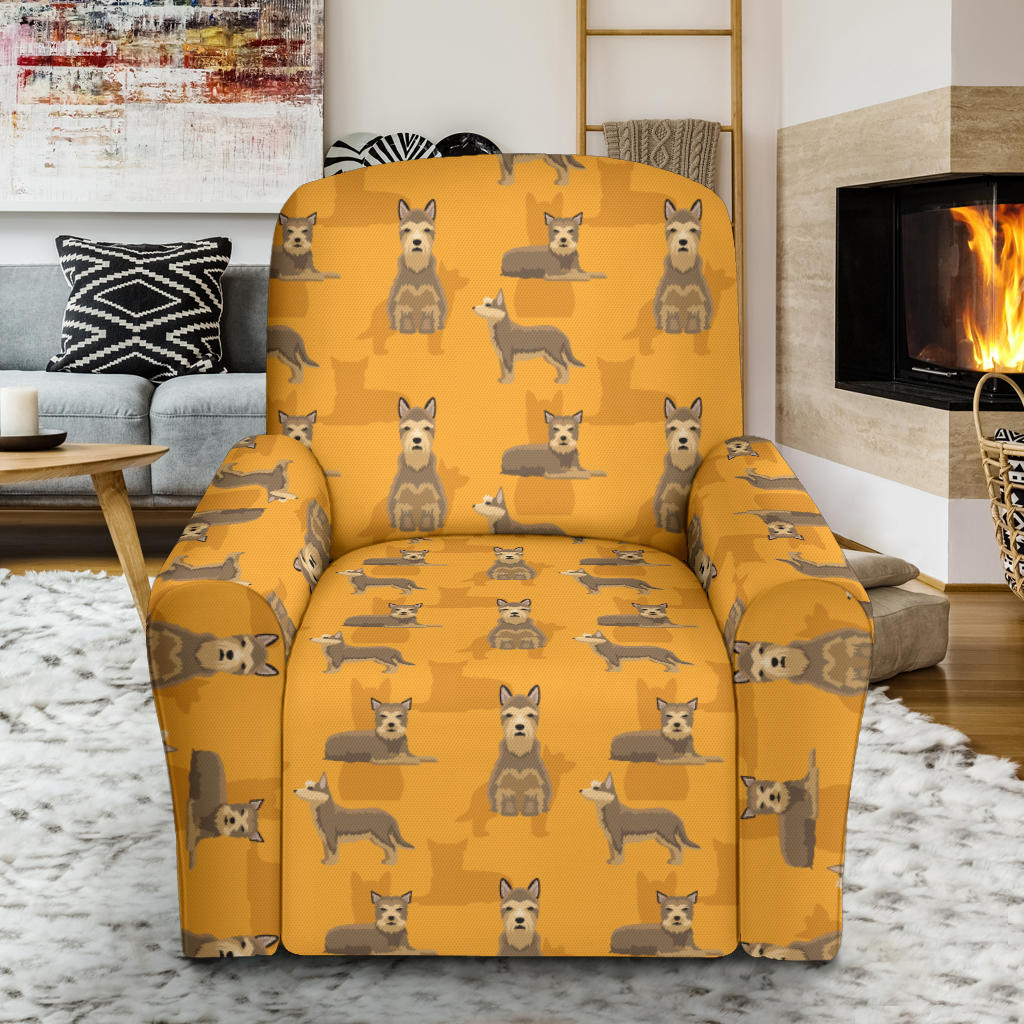 Berger Picard Pattern Print Design 01 Recliner Slipcover with Pocket