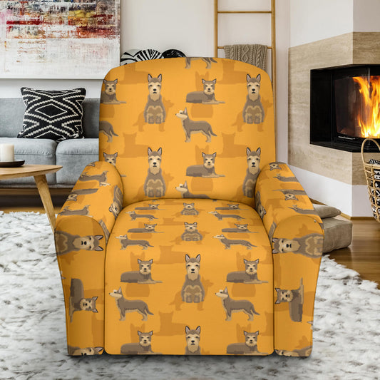 Berger Picard Pattern Print Design 01 Recliner Slipcover with Pocket