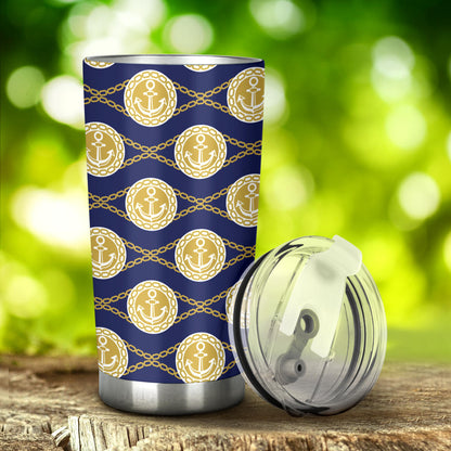 Anchor Luxury Pattern Tumbler