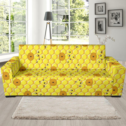 Honey Bee Print Design LKS303 Sofa Slipcover