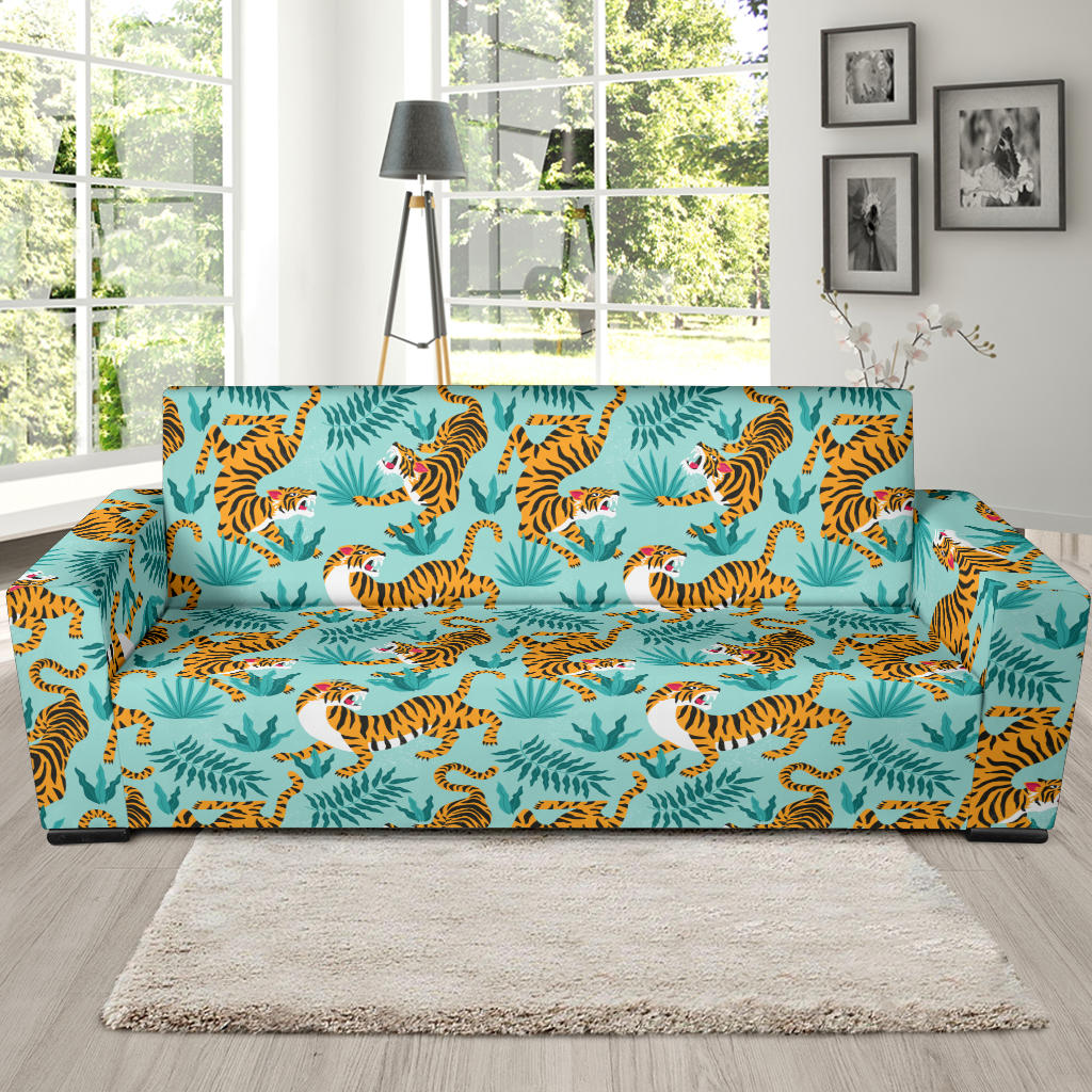 Tiger Print Design LKS304 Sofa Slipcover