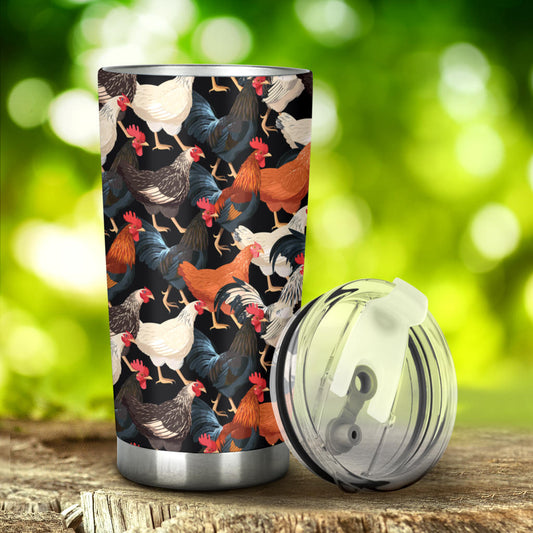 Chicken Print Pattern Tumbler