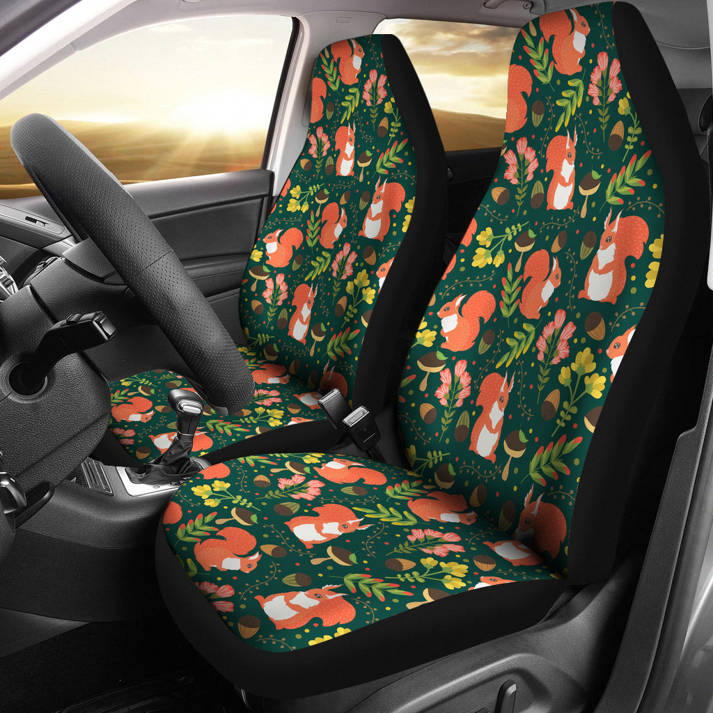 Squirrel Print Design LKS302 Car Seat Covers