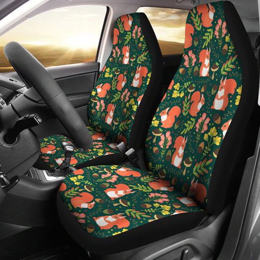 Squirrel Print Design LKS302 Car Seat Covers