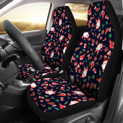 Santa Christmas Themed Print Design LKS304 Car Seat Covers