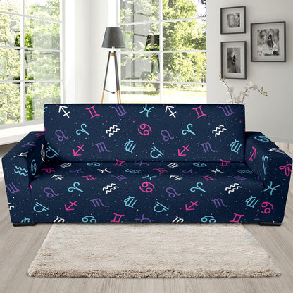 Constellation Pattern Print Design 04 Sofa Slipcover