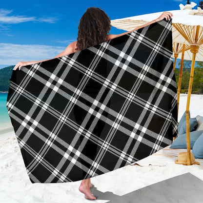 Madras Pattern Print Design 03 Sarong Pareo Wrap