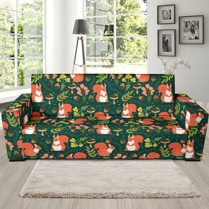 Squirrel Print Design LKS302 Sofa Slipcover