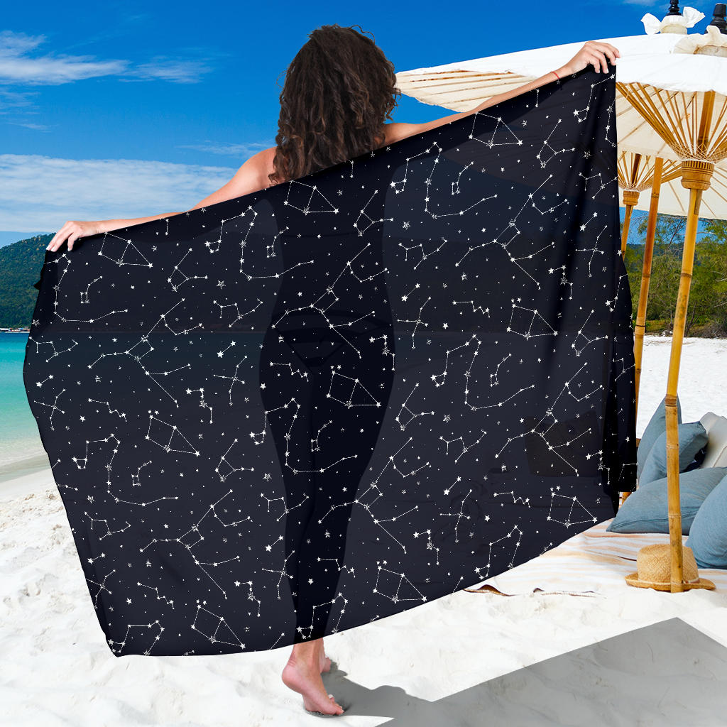 Constellation Pattern Print Design 03 Sarong Pareo Wrap