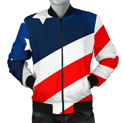 American flag Style Men Bomber Jacket