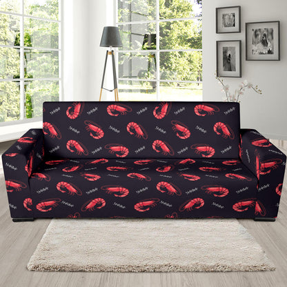 Shrimp Print Design LKS302 Sofa Slipcover
