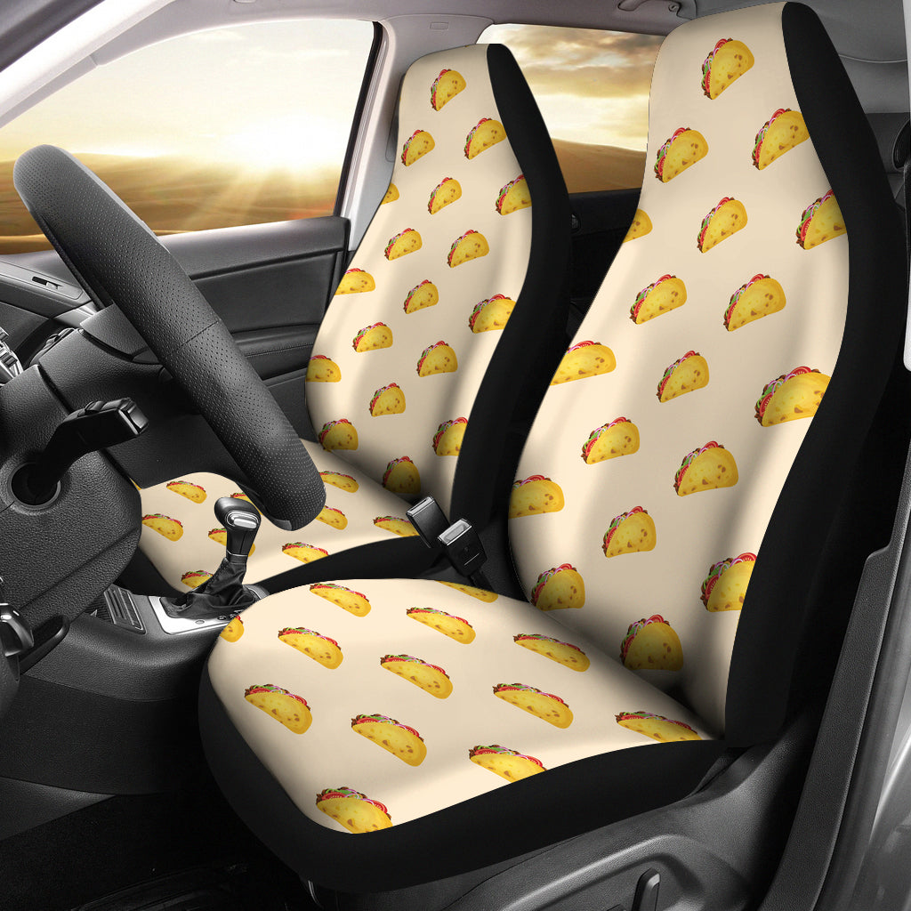 Taco Print Design LKS302 Car Seat Covers