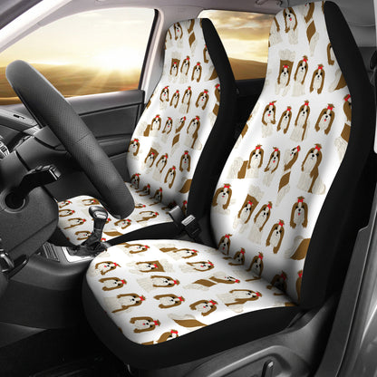Shih Tzu Print Design LKS302 Car Seat Covers