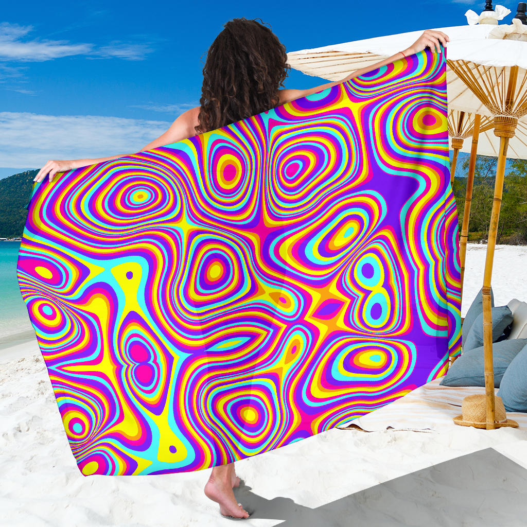 Liquid Pattern Print Design 06 Sarong Pareo Wrap