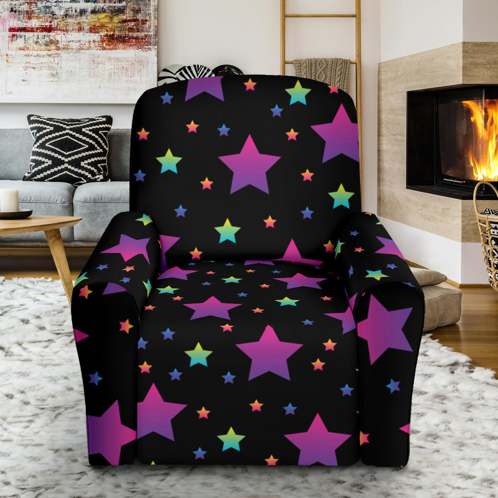 Star Print Design LKS305 Recliner Slipcover with Pocket