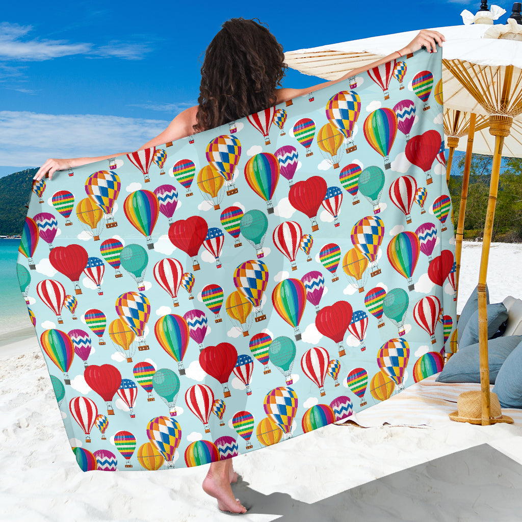 Ballon Pattern Print Design 07 Sarong Pareo Wrap