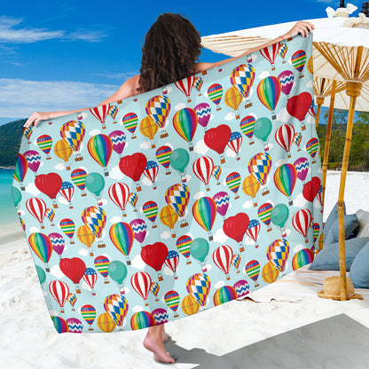 Ballon Pattern Print Design 07 Sarong Pareo Wrap