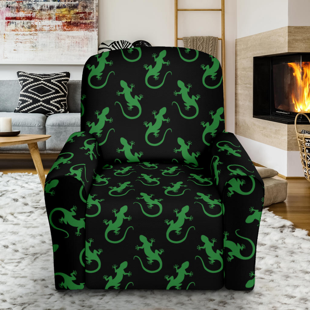 lizard Print Design LKS401 Recliner Slipcover with Pocket