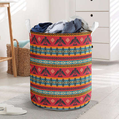 Eagles Native American Design Laundry Basket