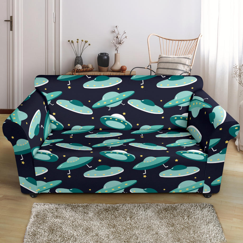 UFO Print Design LKS304 Loveseat Couch Slipcover