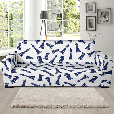 Chess Pattern Print Design 03 Sofa Slipcover