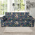 Raccoon Pattern Print Design A02 Sofa Slipcover