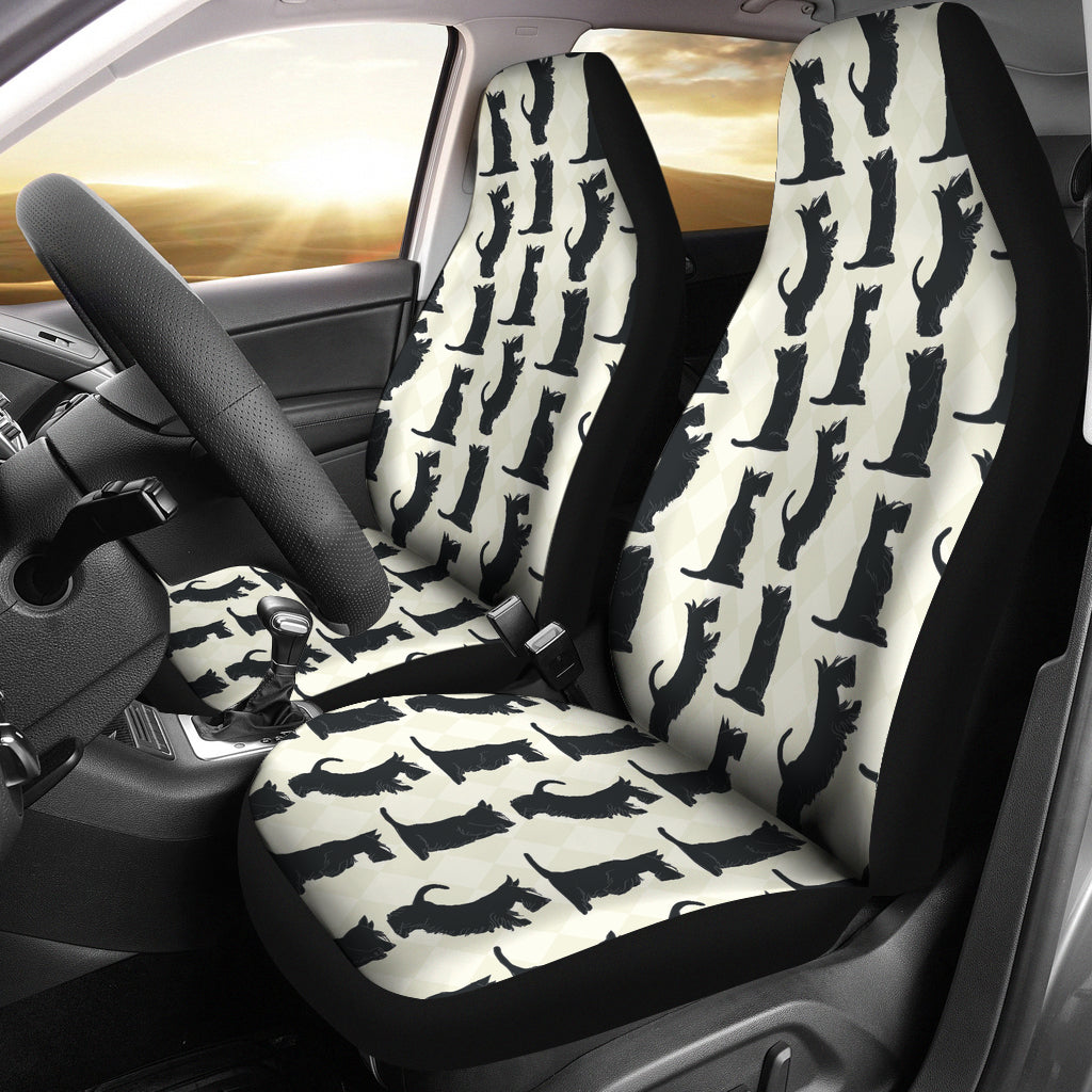 Scottish Terriers Print Design LKS309 Car Seat Covers