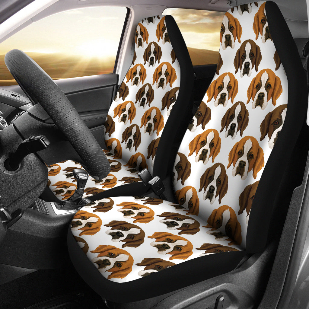 St Bernards Print Design LKS301 Car Seat Covers