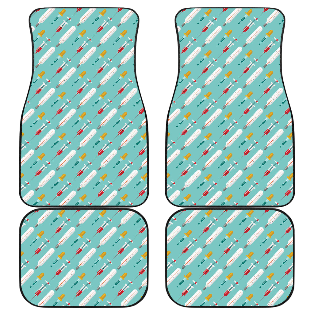 Phlebotomist Medical Print Car Floor Mats Front Back