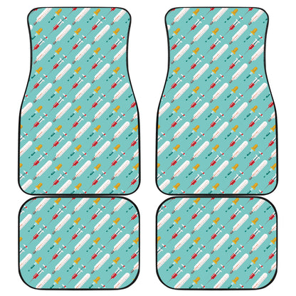 Phlebotomist Medical Print Car Floor Mats Front Back